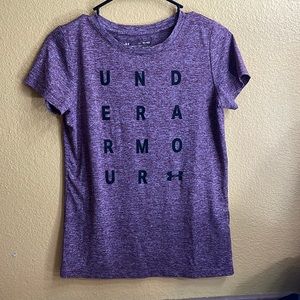 Women’s XS Under Armour Purple Short Sleeve T-Shirt